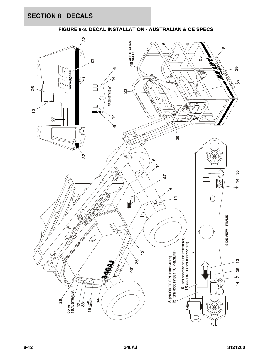 JLG 340AJ Parts Manual User Manual | Page 170 / 190