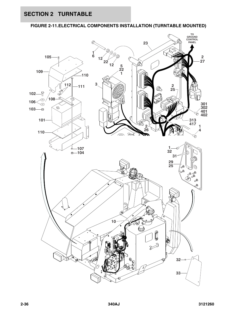 JLG 340AJ Parts Manual User Manual | Page 58 / 190