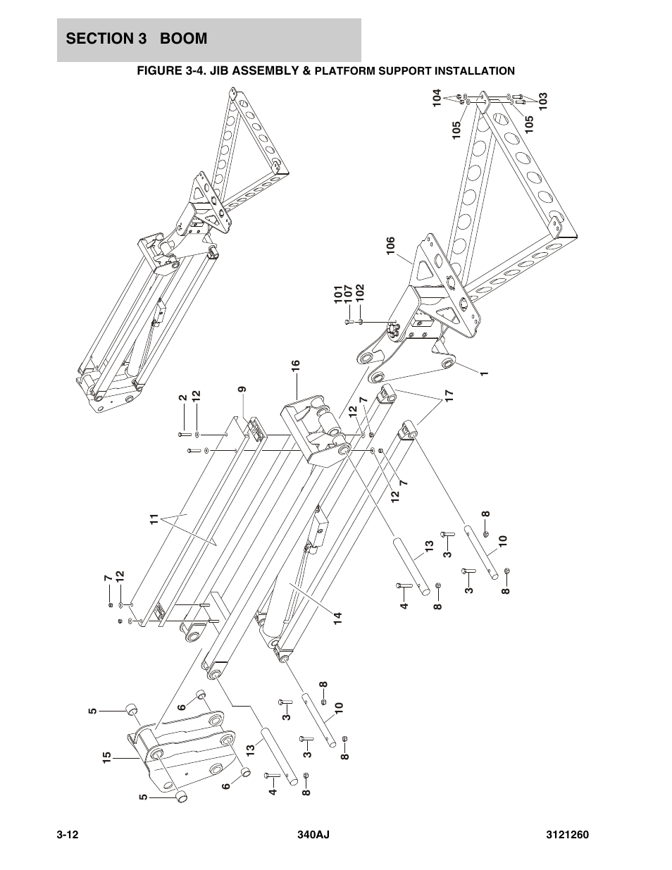 JLG 340AJ Parts Manual User Manual | Page 90 / 190