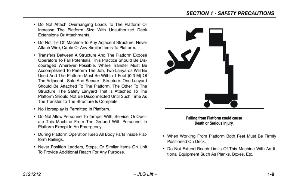 JLG 15AMI Operator Manual User Manual | Page 19 / 76