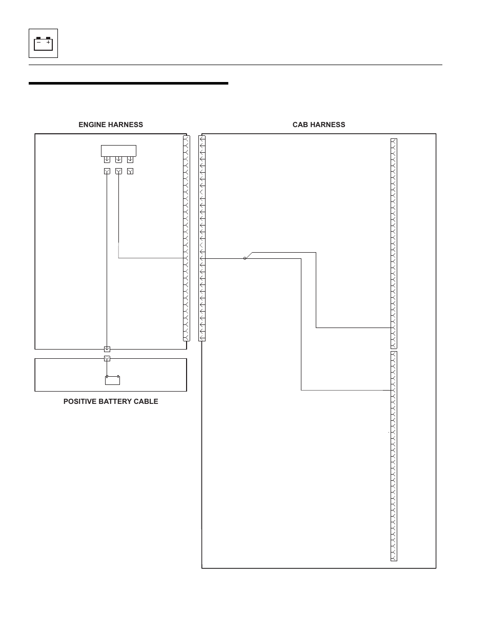 10 circuit breakdowns, 1 alternator charge circuit, Circuit breakdowns | Alternator charge circuit, Electrical system, Cab harness, Engine harness, Positive battery cable | JLG 723A Service Manual User Manual | Page 134 / 208