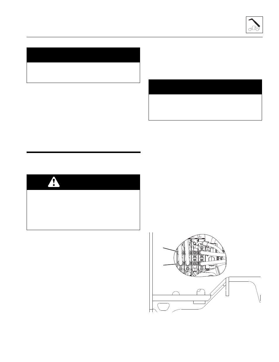 9 emergency boom lowering procedure, 1 equipment and supplies required, 2 lowering procedure | Emergency boom lowering procedure, Equipment and supplies required, Lowering procedure, Notice, Warning | JLG 723A Service Manual User Manual | Page 41 / 208