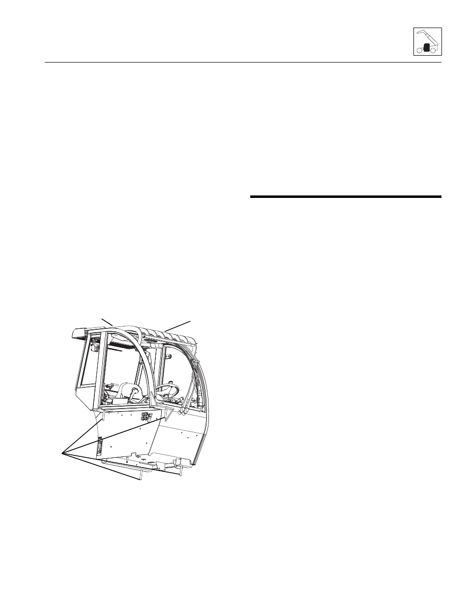 6 cab installation, Cab installation | JLG 723A Service Manual User Manual | Page 53 / 208