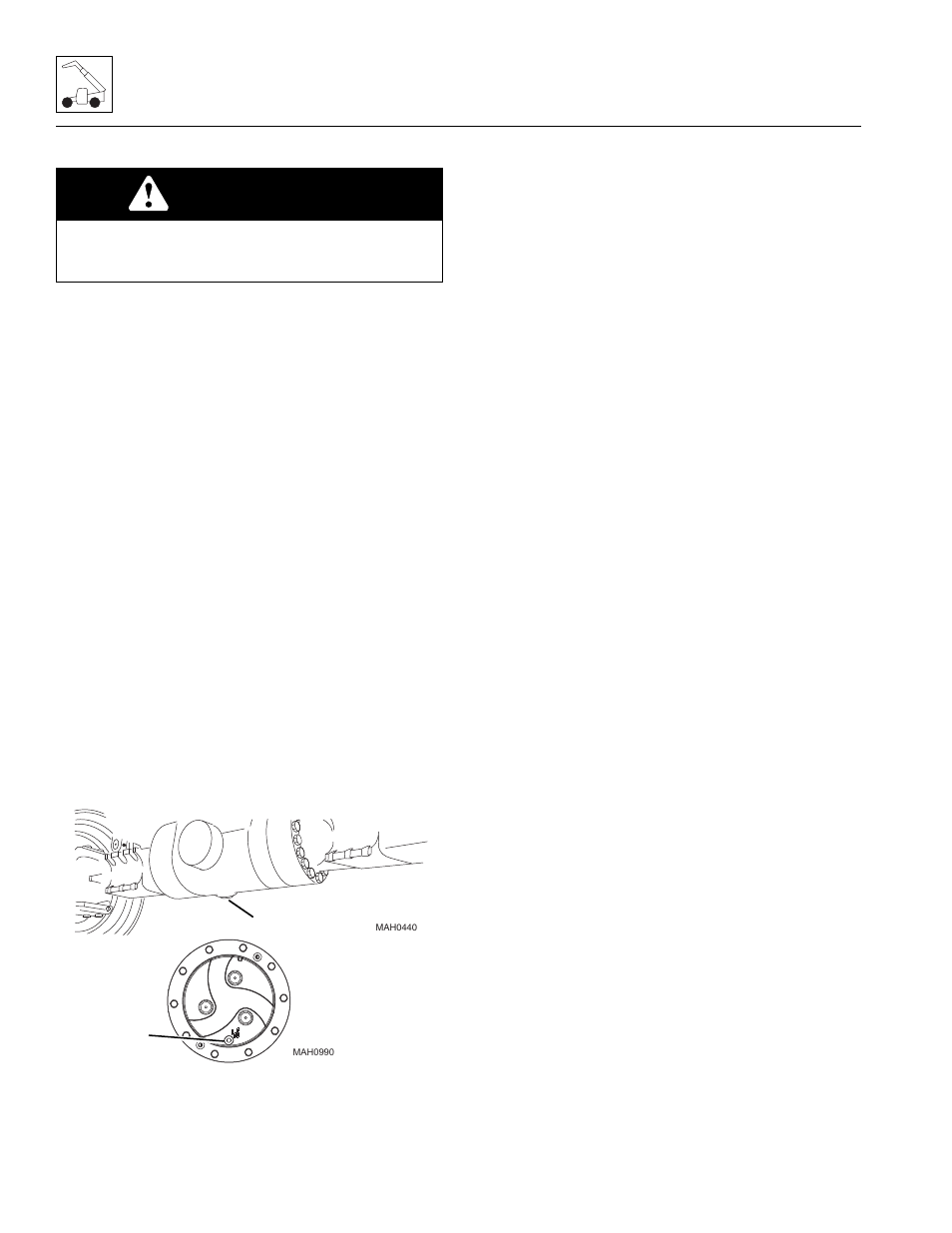 4 axle removal, 5 axle installation, Axle removal | Axle installation, Warning | JLG 723A Service Manual User Manual | Page 58 / 208