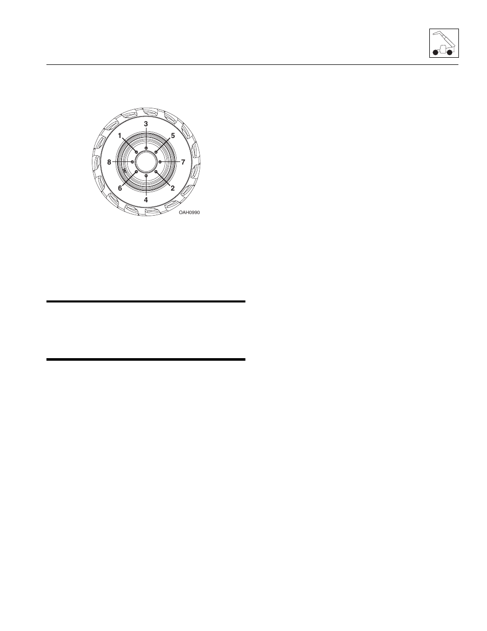 7 steering angle adjustment, 8 brakes, 1 brake disc inspection | Steering angle adjustment, Brakes, Brake disc inspection | JLG 723A Service Manual User Manual | Page 65 / 208