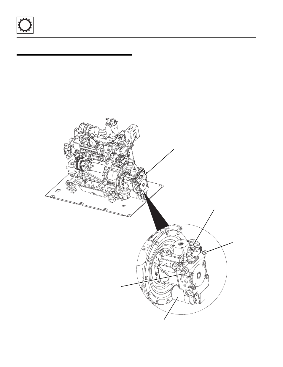 1 transmission assembly component terminology, Transmission assembly component terminology, Transmission | JLG 723A Service Manual User Manual | Page 68 / 208