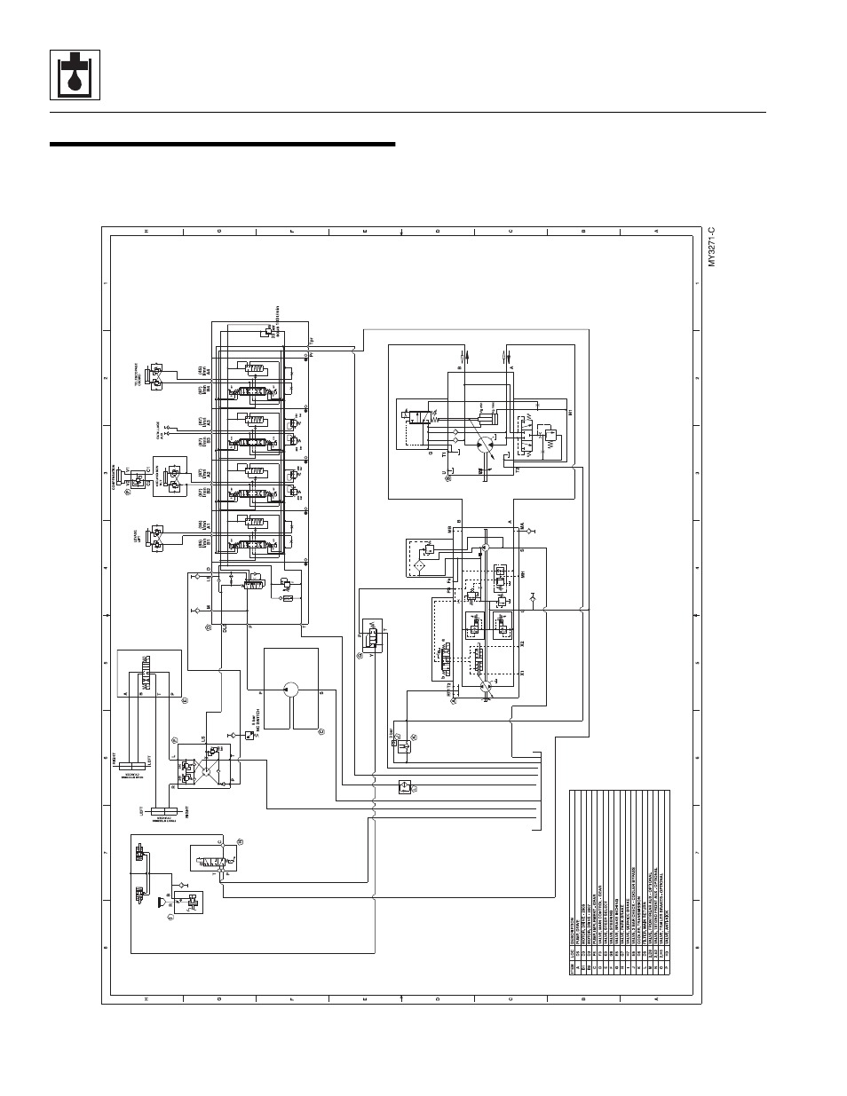 7 hydraulic schematic, 1 gear pump schematic, Hydraulic schematic | Gear pump schematic | JLG 723A Service Manual User Manual | Page 90 / 208