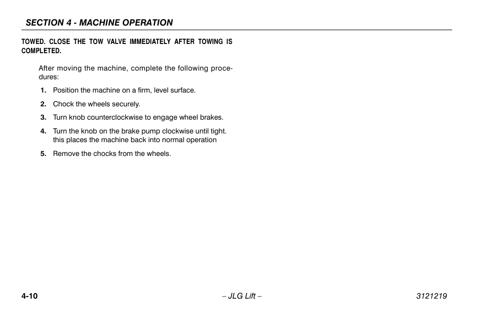 JLG 260MRT Operator Manual User Manual | Page 60 / 84