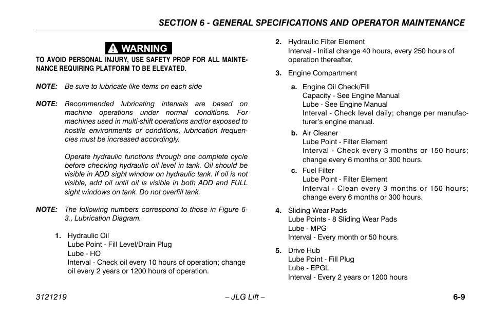JLG 260MRT Operator Manual User Manual | Page 75 / 84
