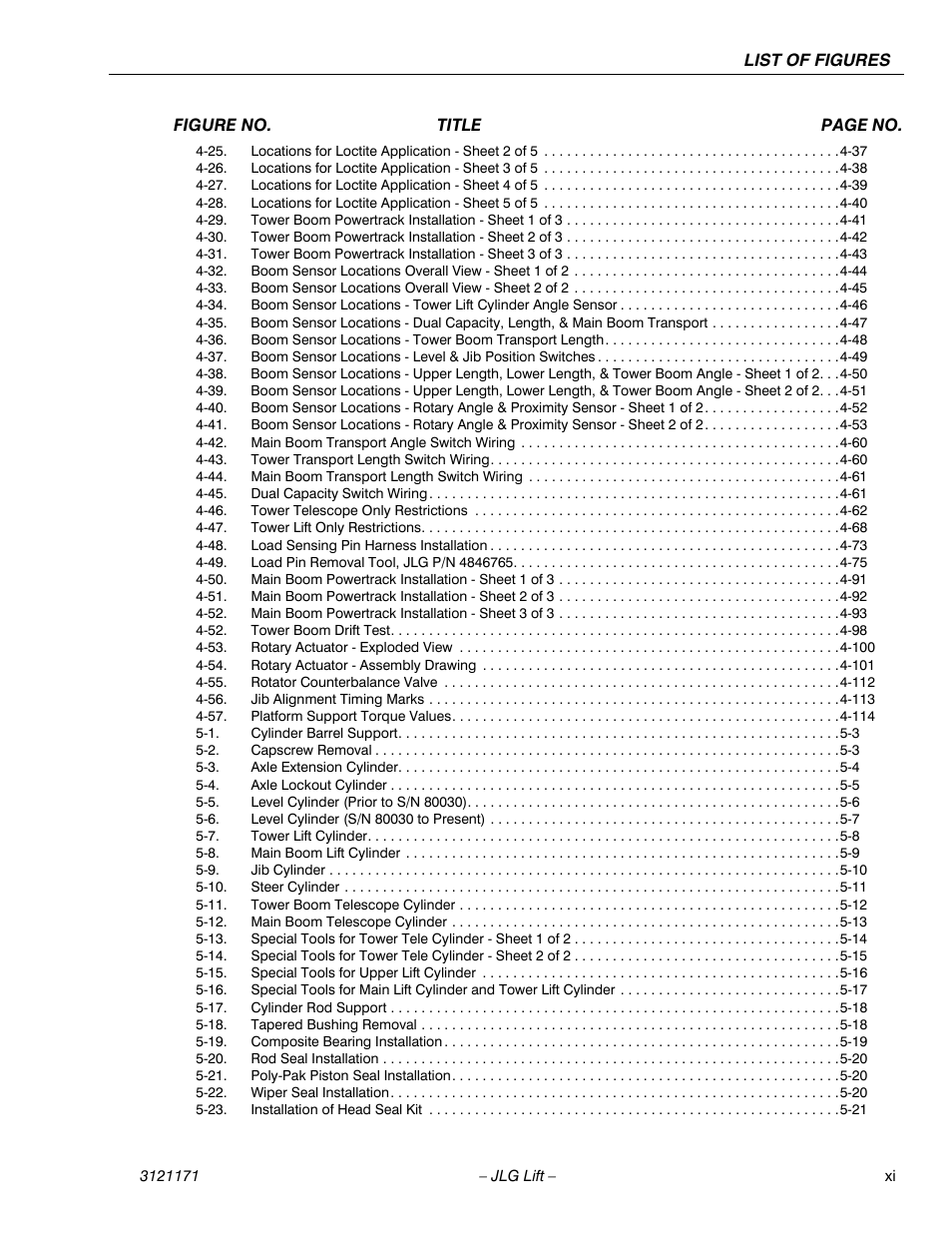 JLG 1250AJP Service Manual User Manual | Page 15 / 606