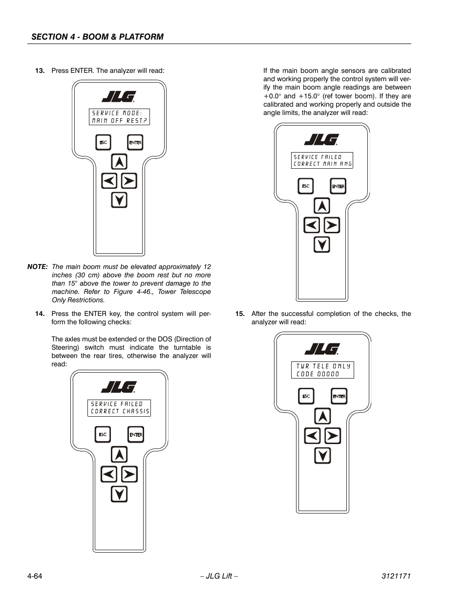 JLG 1250AJP Service Manual User Manual | Page 304 / 606