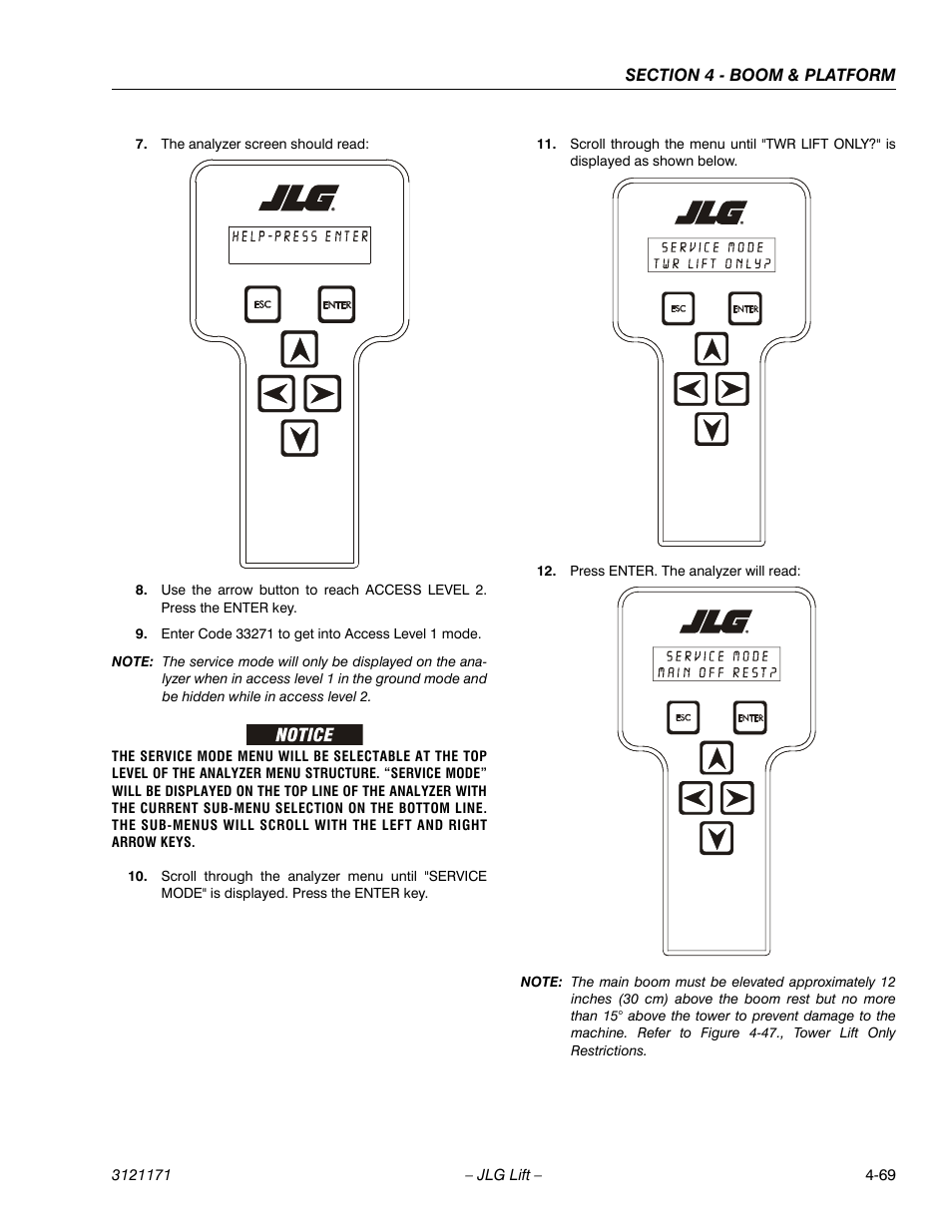 JLG 1250AJP Service Manual User Manual | Page 309 / 606