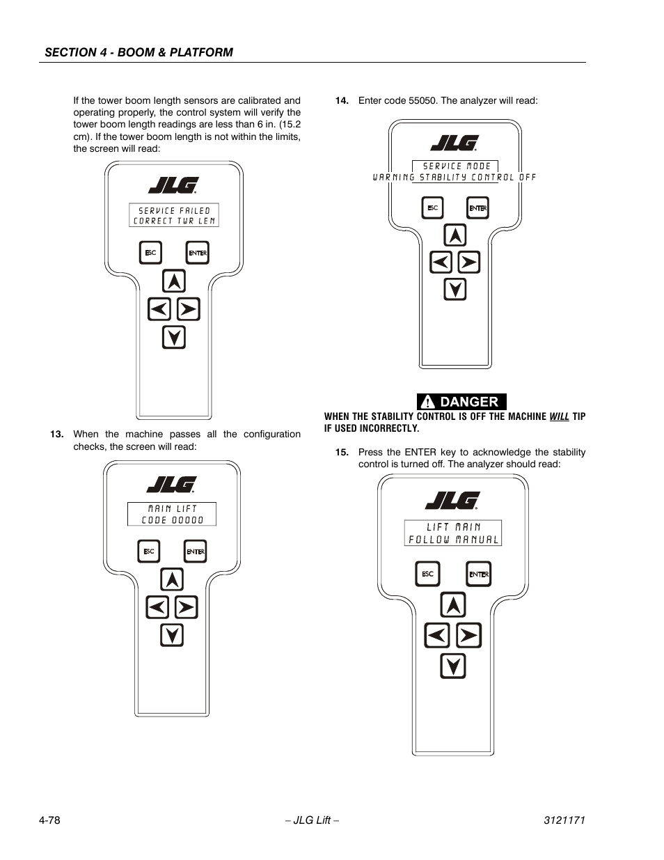 JLG 1250AJP Service Manual User Manual | Page 318 / 606