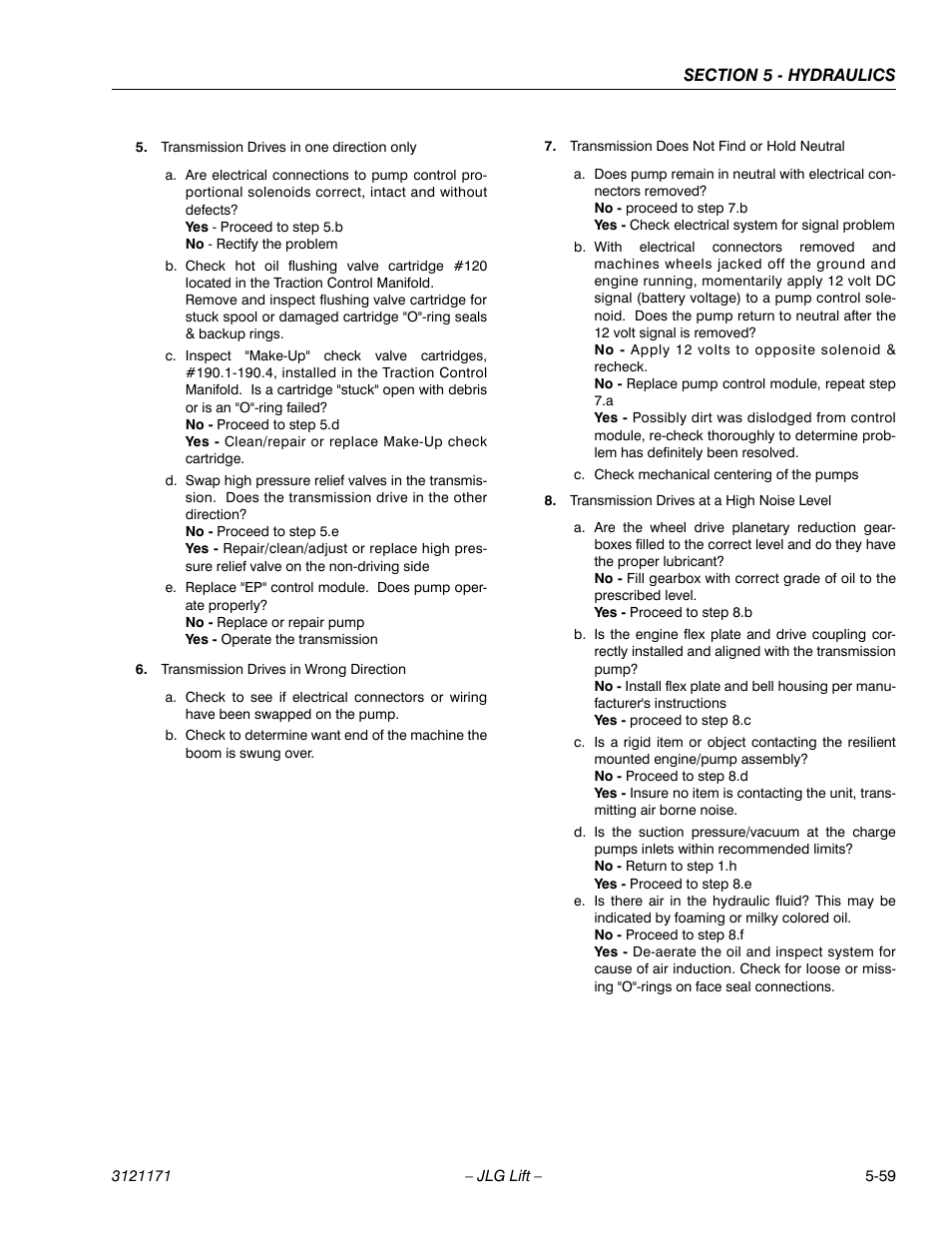 JLG 1250AJP Service Manual User Manual | Page 413 / 606