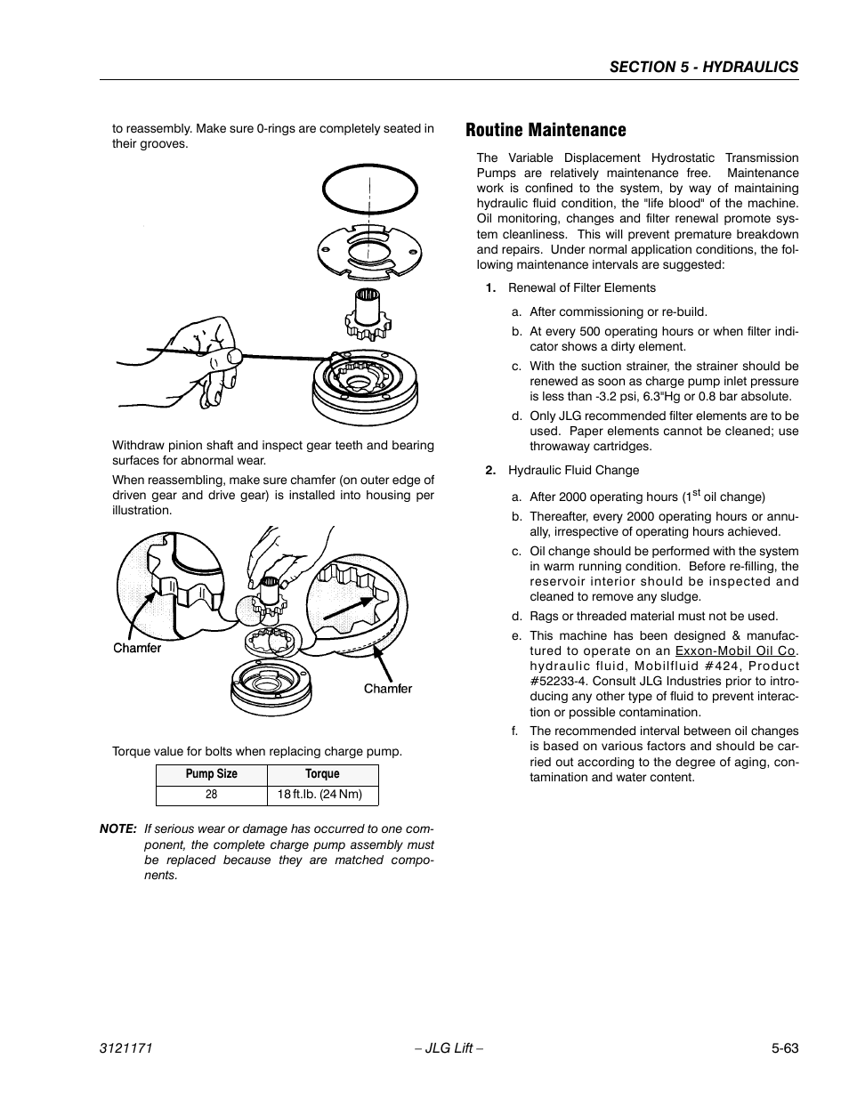 Routine maintenance, Routine maintenance -63 | JLG 1250AJP Service Manual User Manual | Page 417 / 606