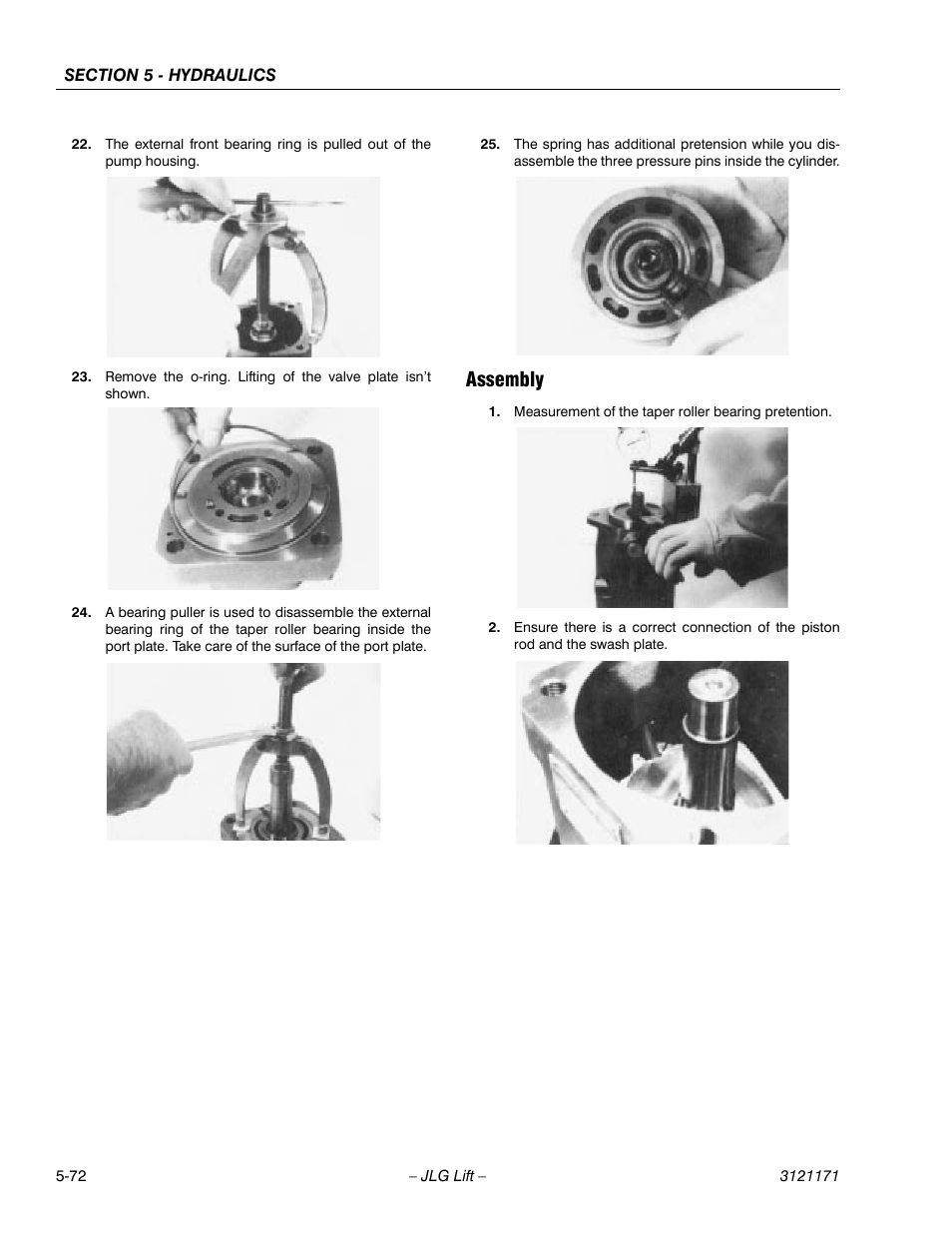 Assembly, Assembly -72 | JLG 1250AJP Service Manual User Manual | Page 426 / 606