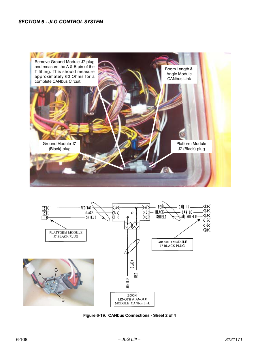 Canbus connections - sheet 2 of 4 -108, Figu | JLG 1250AJP Service Manual User Manual | Page 540 / 606