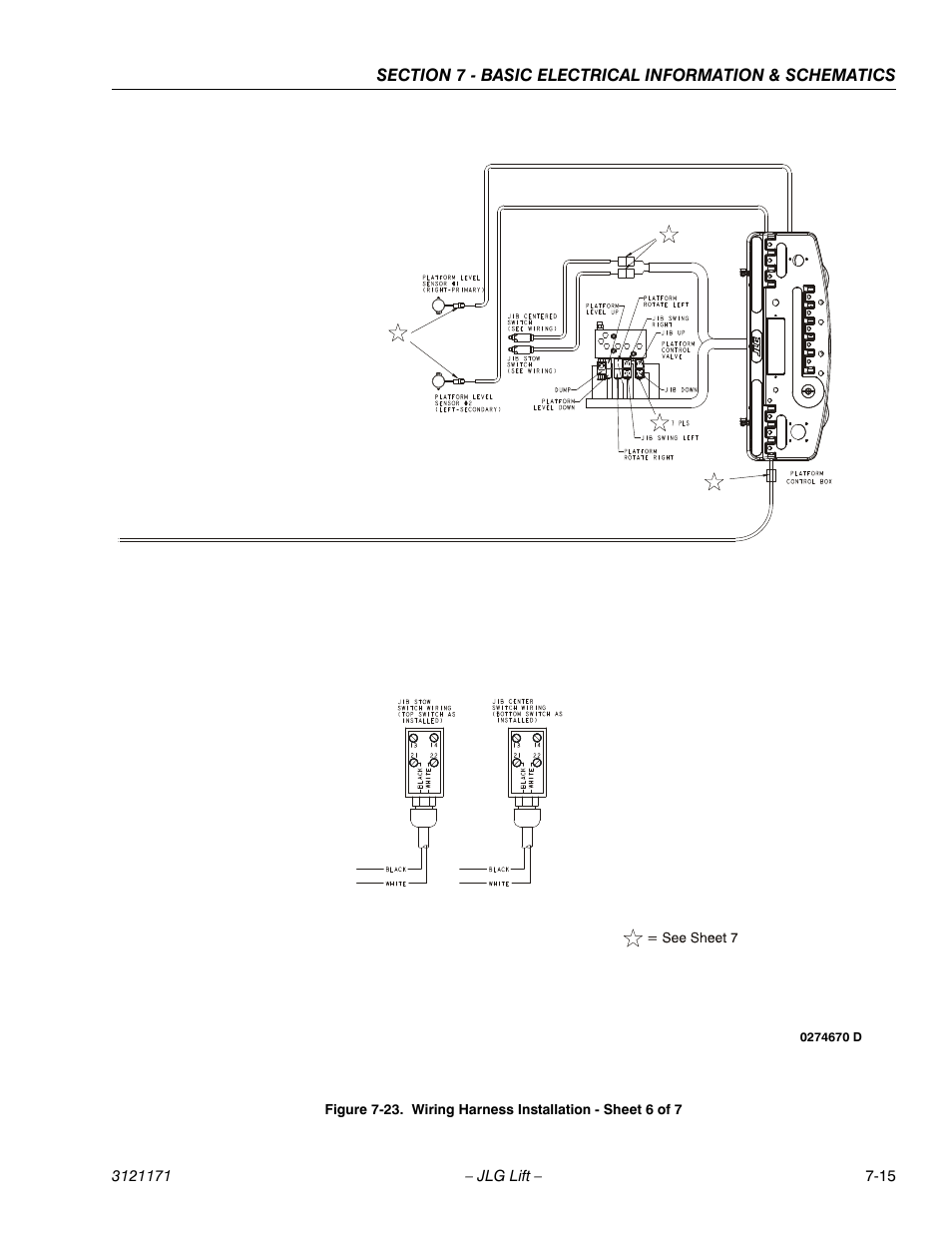 Wiring harness installation - sheet 6 of 7 -15 | JLG 1250AJP Service Manual User Manual | Page 575 / 606