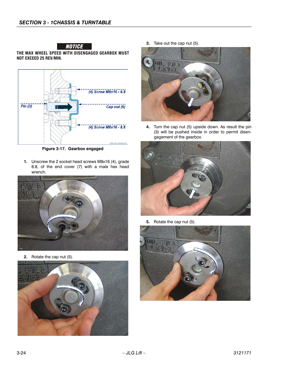Gearbox engaged -24 | JLG 1250AJP Service Manual User Manual | Page 72 / 606