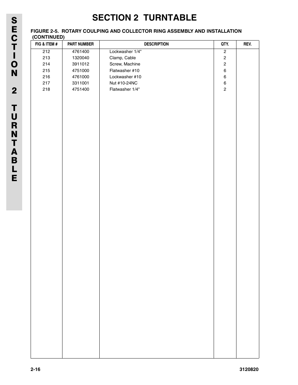 JLG 120HX Parts Manual User Manual | Page 48 / 216