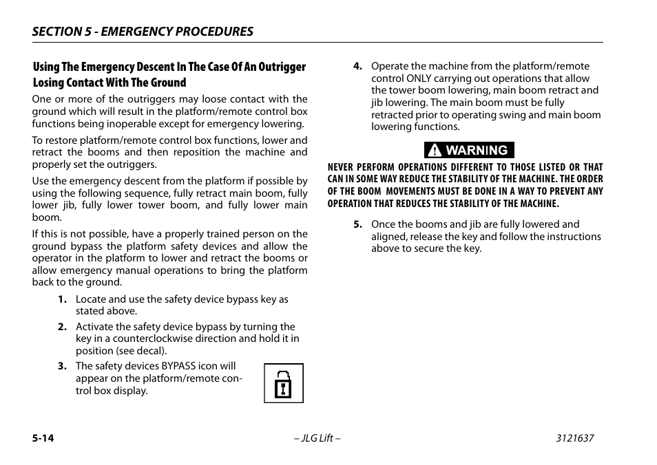 JLG X600AJ Operator Manual User Manual | Page 102 / 154