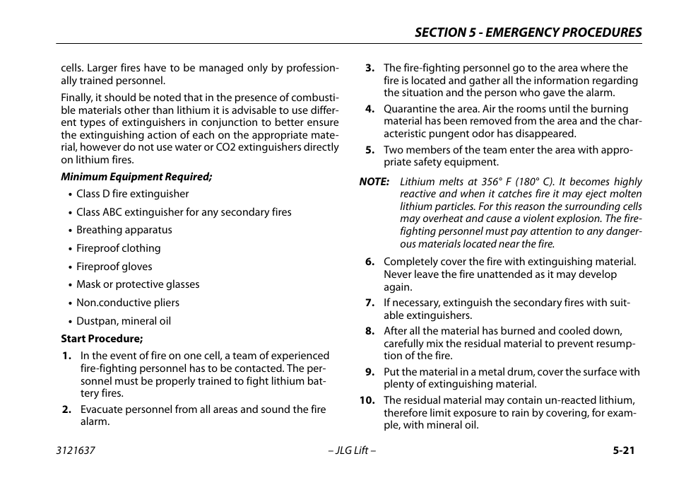 JLG X600AJ Operator Manual User Manual | Page 109 / 154