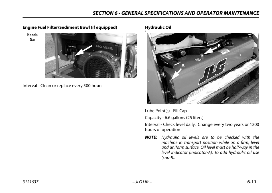 JLG X600AJ Operator Manual User Manual | Page 121 / 154