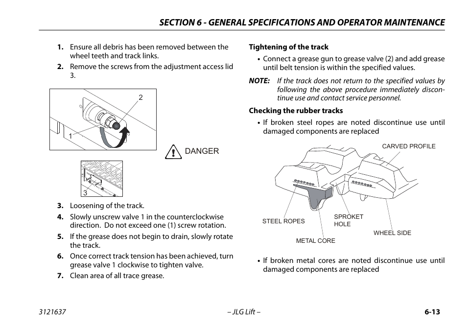 JLG X600AJ Operator Manual User Manual | Page 123 / 154