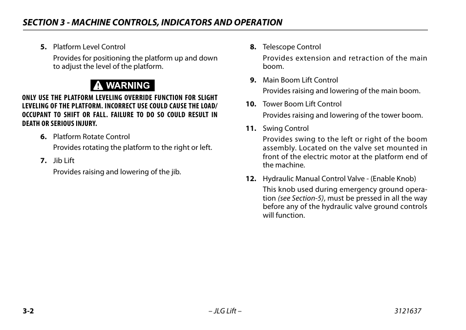 JLG X600AJ Operator Manual User Manual | Page 36 / 154
