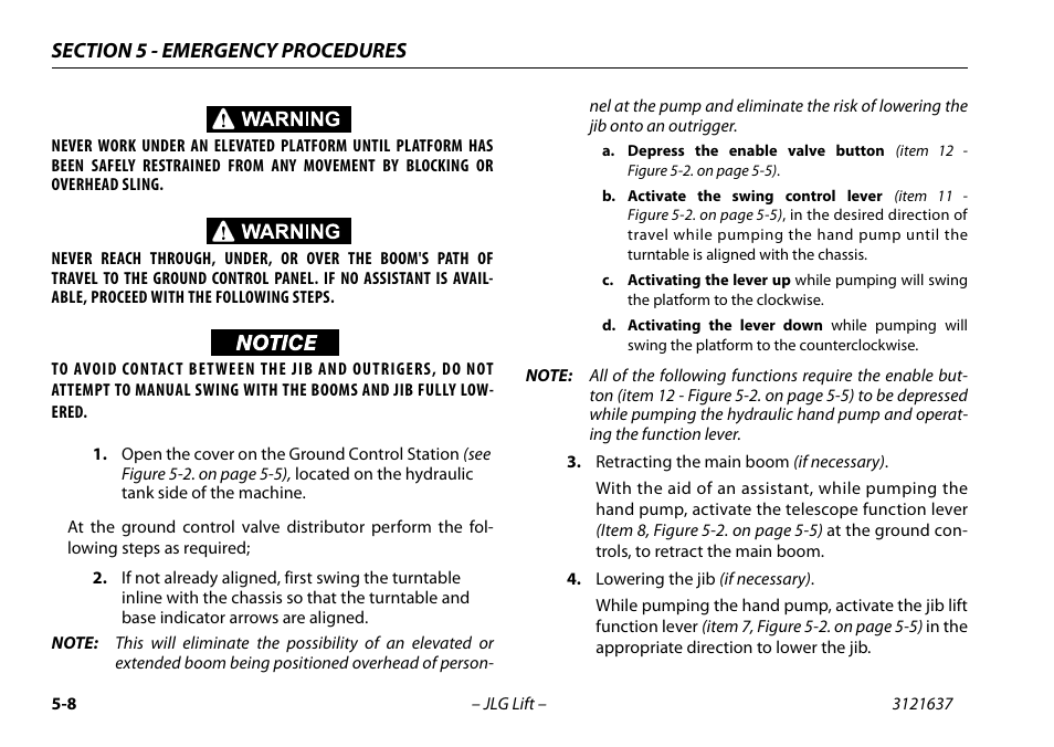 JLG X600AJ Operator Manual User Manual | Page 96 / 154