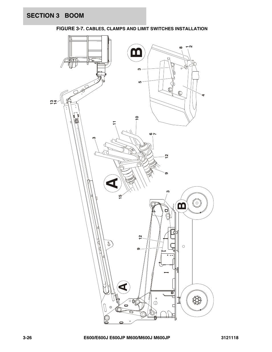 JLG M600 ANSI Parts Manual User Manual | Page 126 / 258