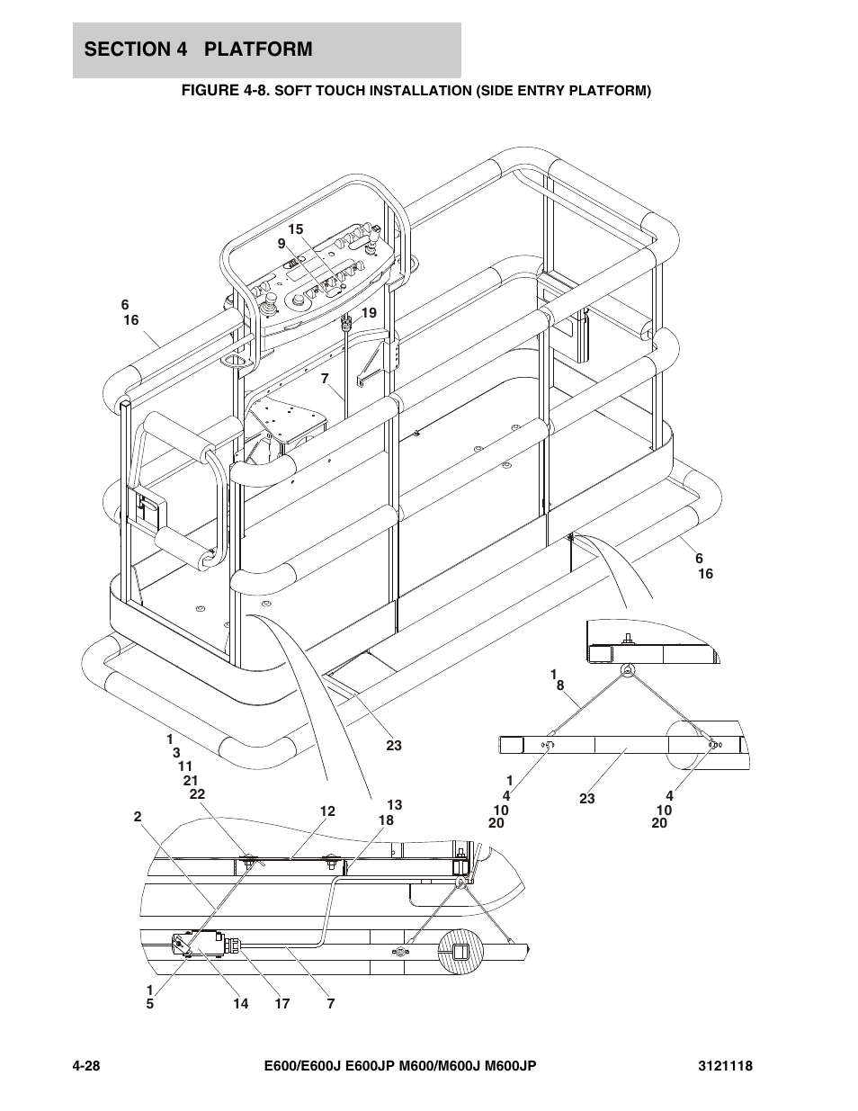 JLG M600 ANSI Parts Manual User Manual | Page 156 / 258