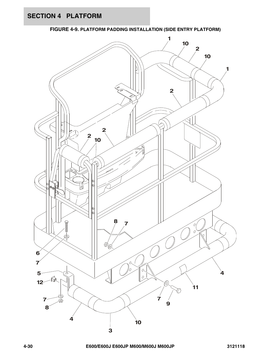 JLG M600 ANSI Parts Manual User Manual | Page 158 / 258