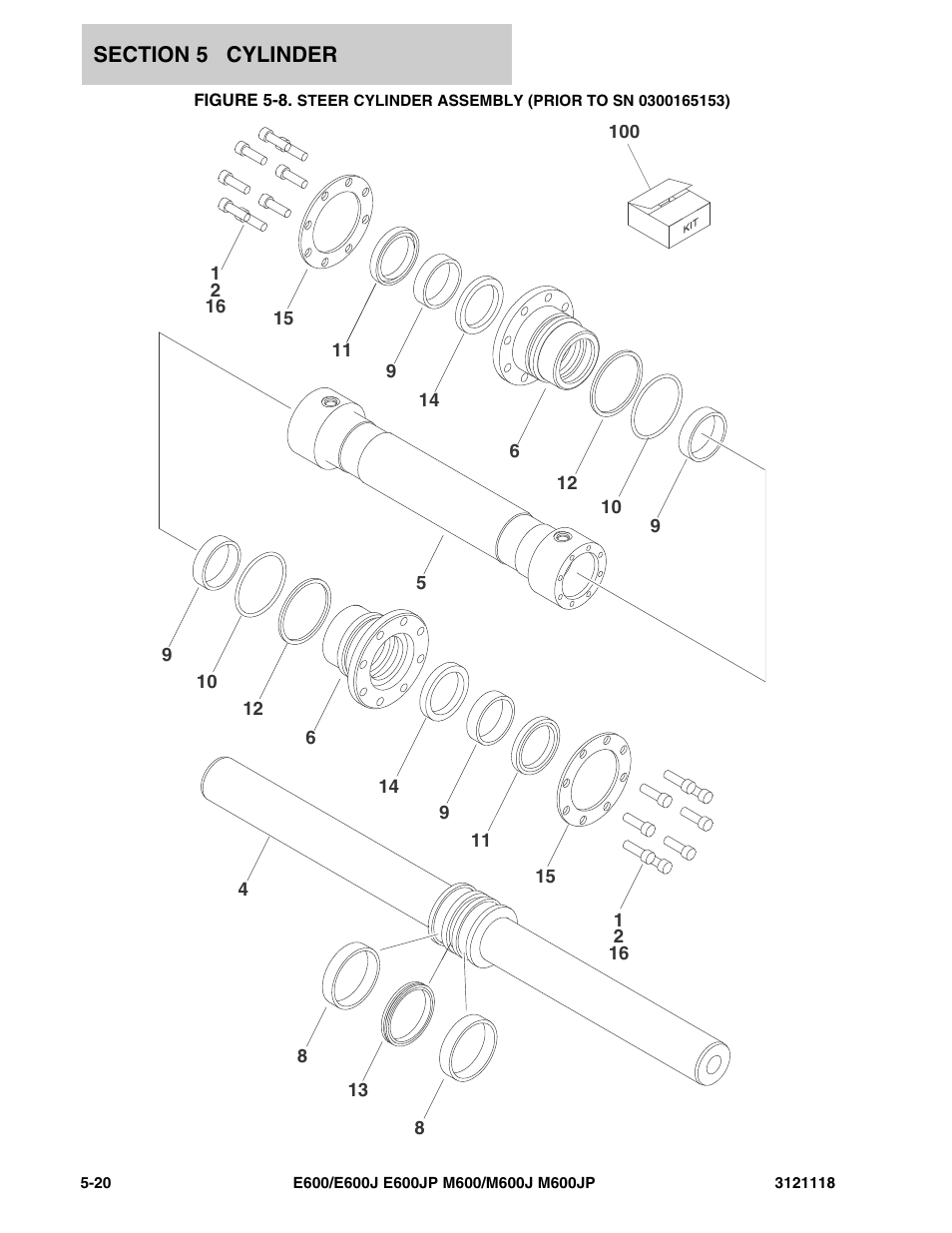 JLG M600 ANSI Parts Manual User Manual | Page 180 / 258