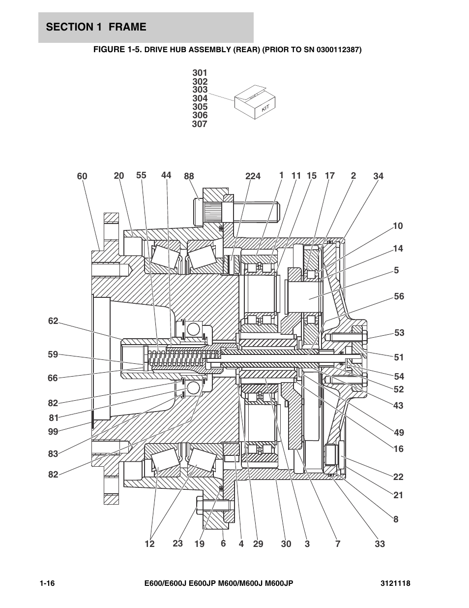 JLG M600 ANSI Parts Manual User Manual | Page 22 / 258