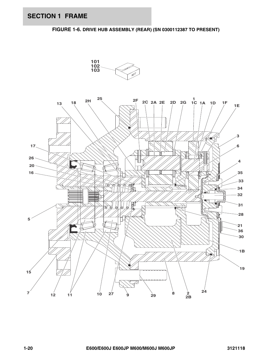 Figure 1-6 | JLG M600 ANSI Parts Manual User Manual | Page 26 / 258