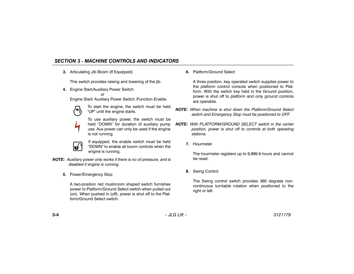 JLG 510AJ Operator Manual User Manual | Page 38 / 132