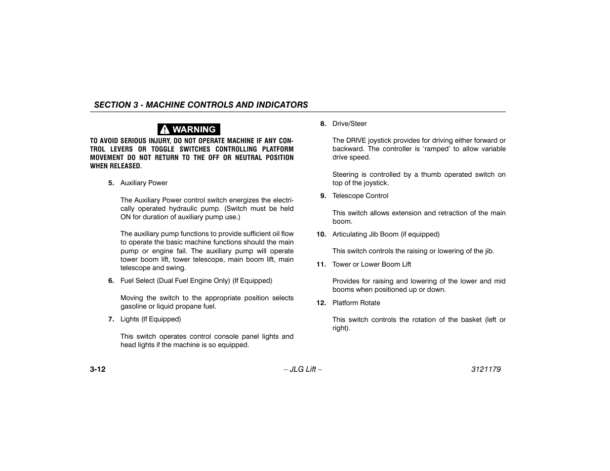 JLG 510AJ Operator Manual User Manual | Page 46 / 132