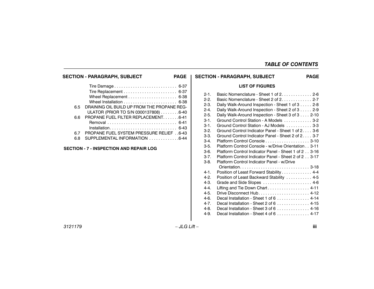 JLG 510AJ Operator Manual User Manual | Page 9 / 132