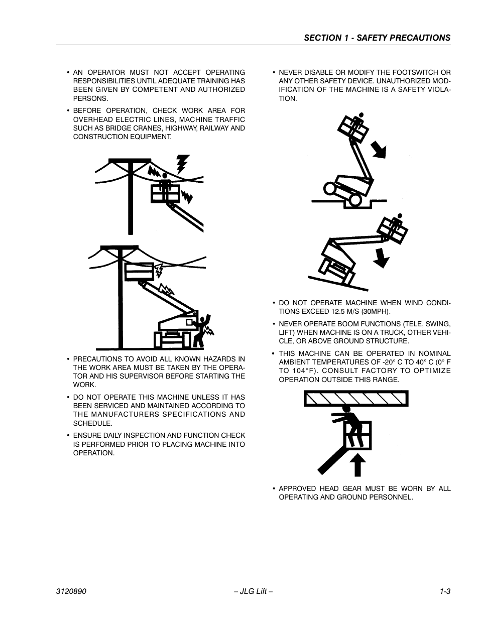 JLG 80HX_HX+6 Operator Manual User Manual | Page 12 / 82