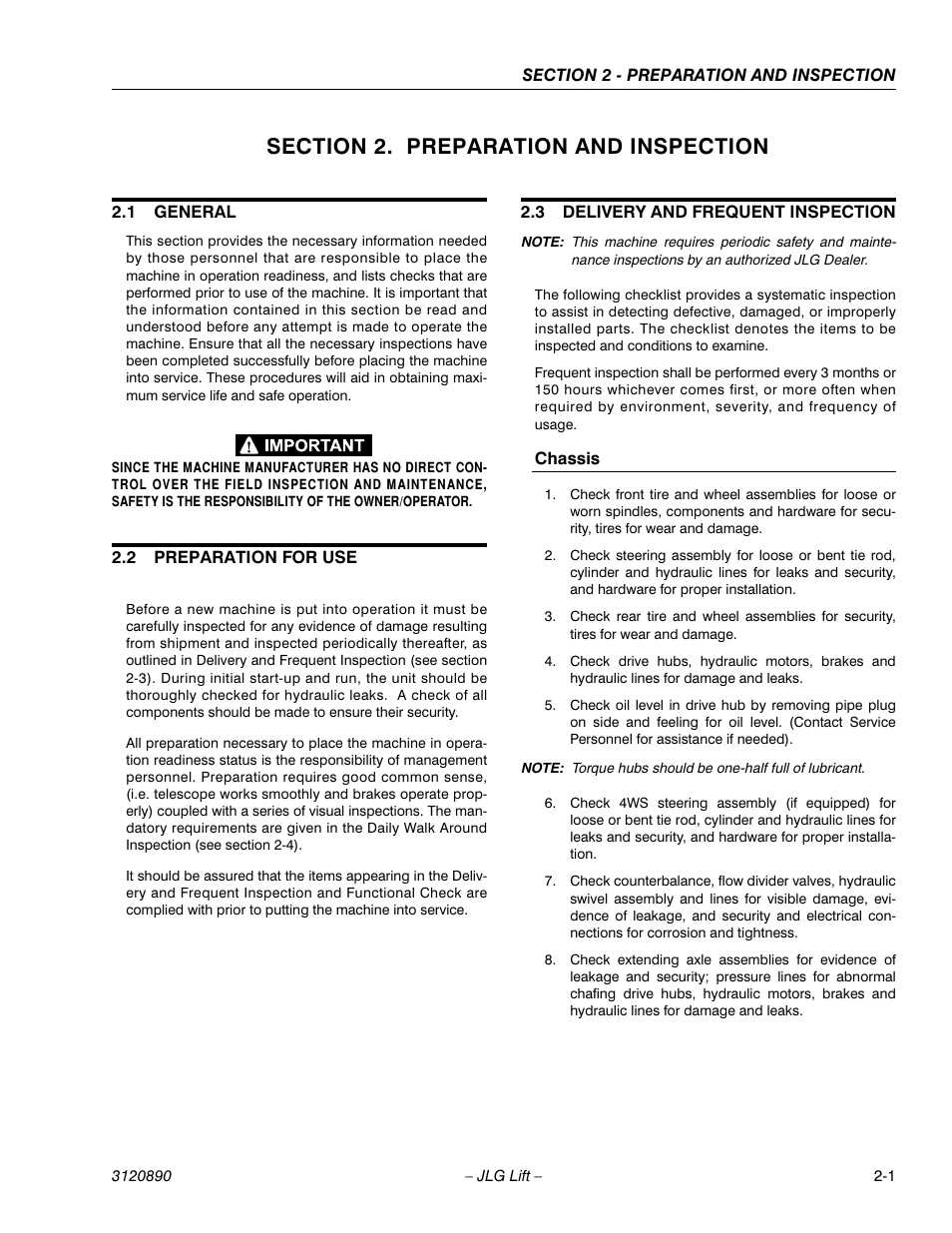 JLG 80HX_HX+6 Operator Manual User Manual | Page 18 / 82
