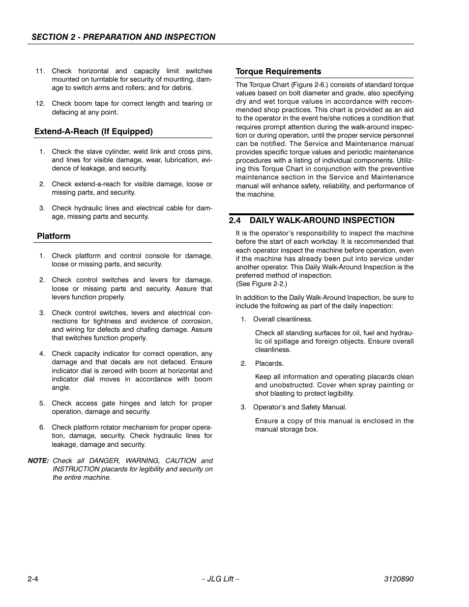 JLG 80HX_HX+6 Operator Manual User Manual | Page 21 / 82