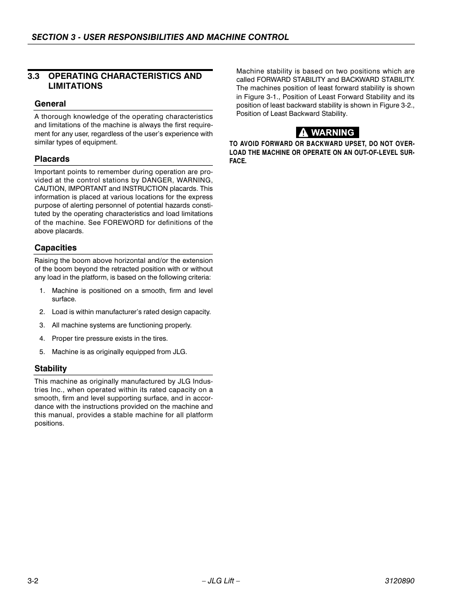JLG 80HX_HX+6 Operator Manual User Manual | Page 37 / 82