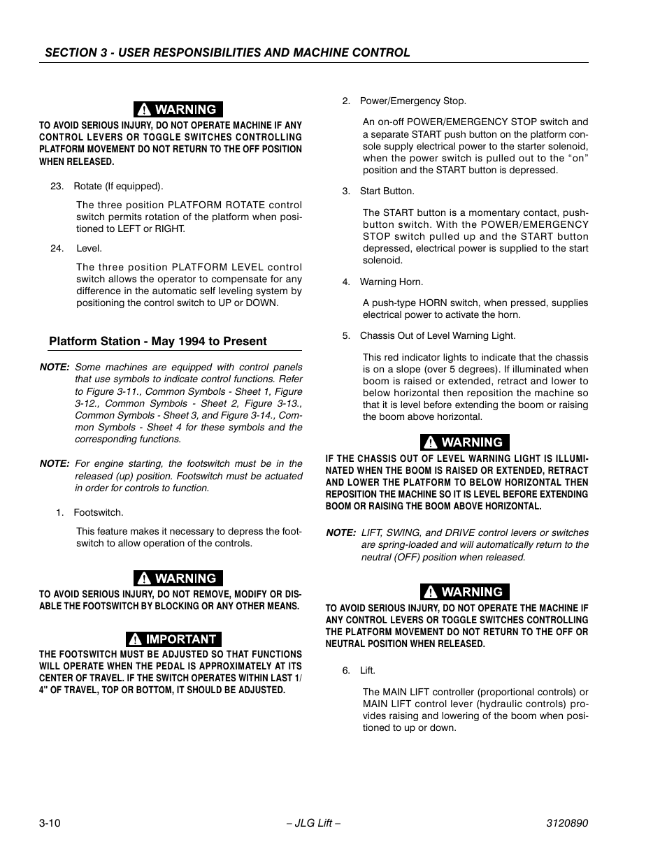 JLG 80HX_HX+6 Operator Manual User Manual | Page 45 / 82
