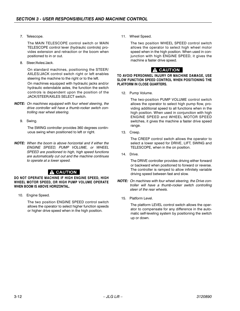 JLG 80HX_HX+6 Operator Manual User Manual | Page 47 / 82