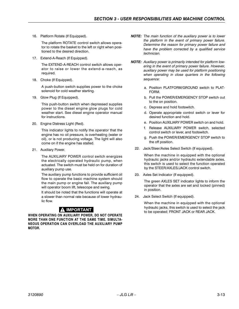 JLG 80HX_HX+6 Operator Manual User Manual | Page 48 / 82