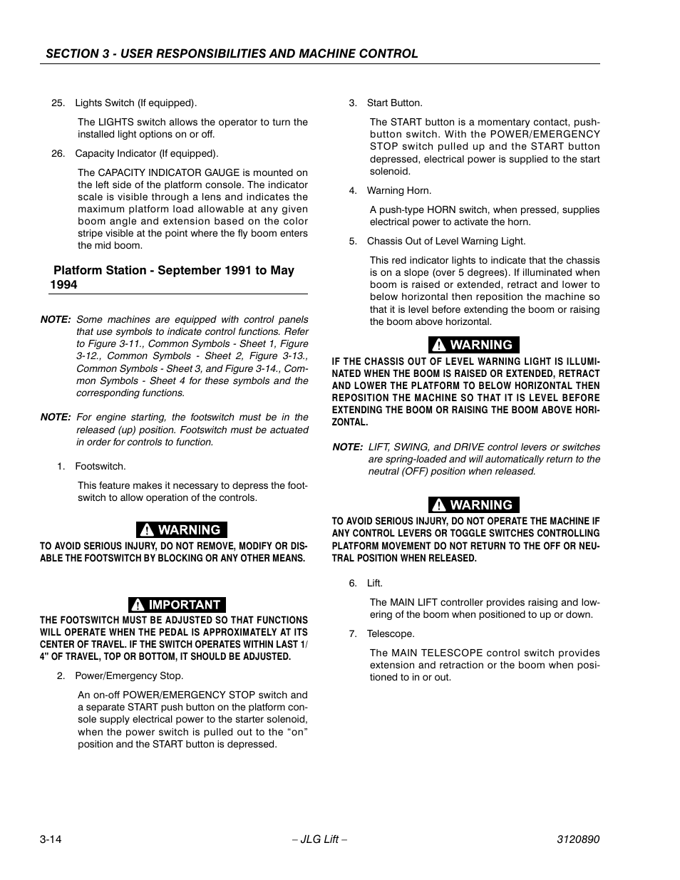 JLG 80HX_HX+6 Operator Manual User Manual | Page 49 / 82