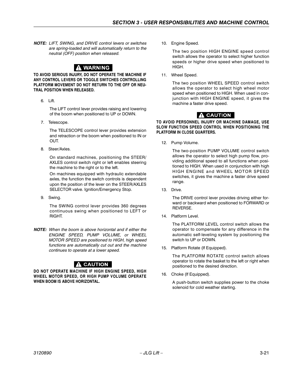 JLG 80HX_HX+6 Operator Manual User Manual | Page 56 / 82