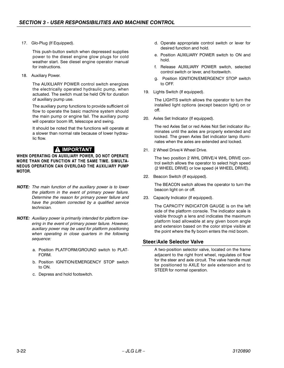 JLG 80HX_HX+6 Operator Manual User Manual | Page 57 / 82