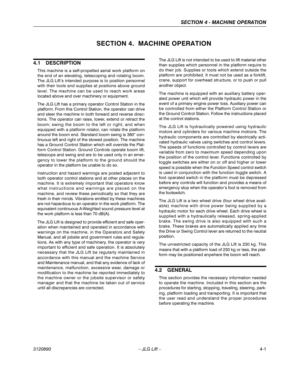 JLG 80HX_HX+6 Operator Manual User Manual | Page 64 / 82